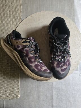 Merrell Women's Purple Leopard-Print Trail Sneakers Only Tried On In House